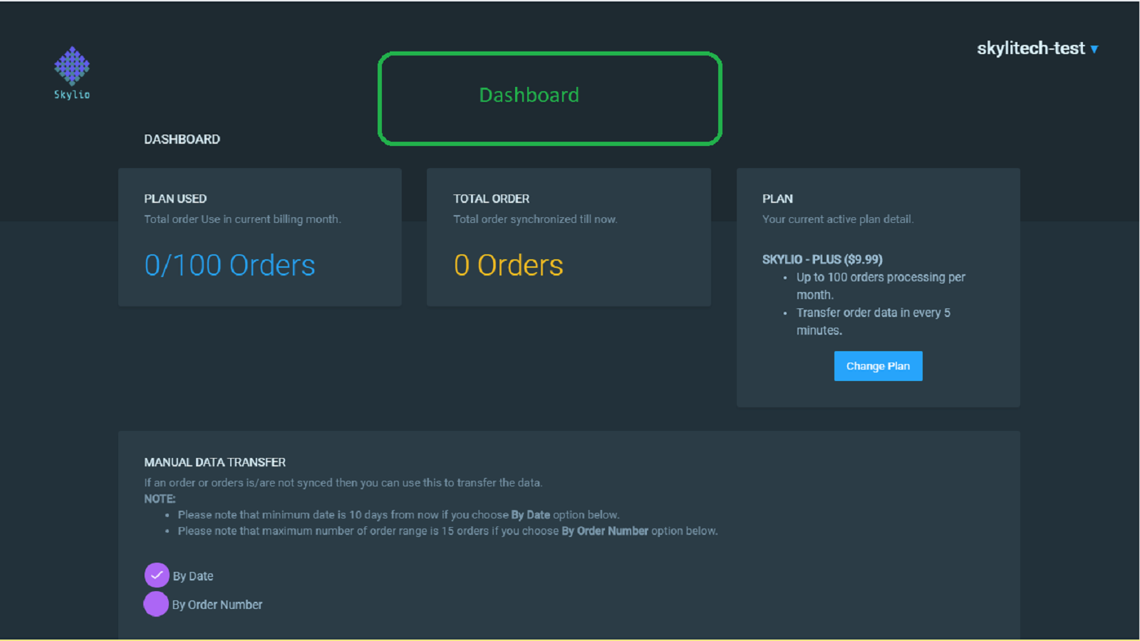 Skylitech CRM Dashboard